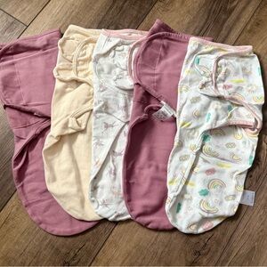 Comfy Cubs Bundle Of 5 Swaddles 0-3 Months